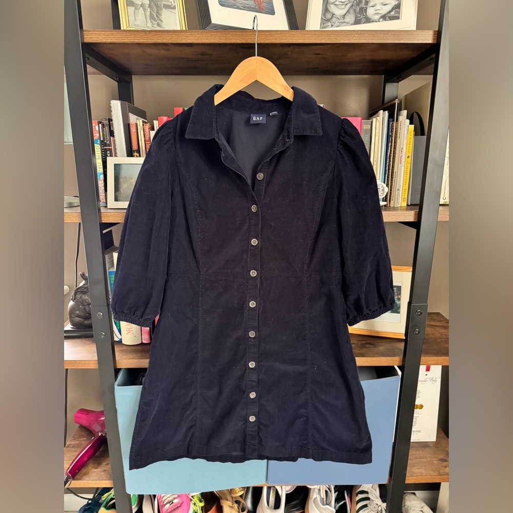 GAP Dark Navy Corduroy Dress